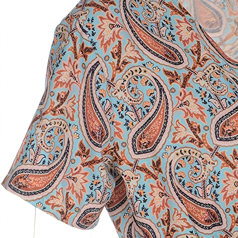 Women Summer V Neck Floral Dress