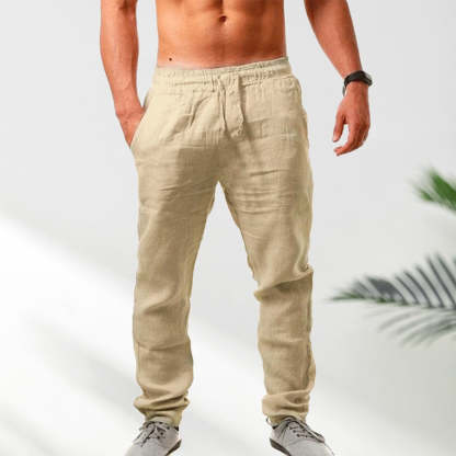 Olivoslindo Pantalón recto holgado hombre