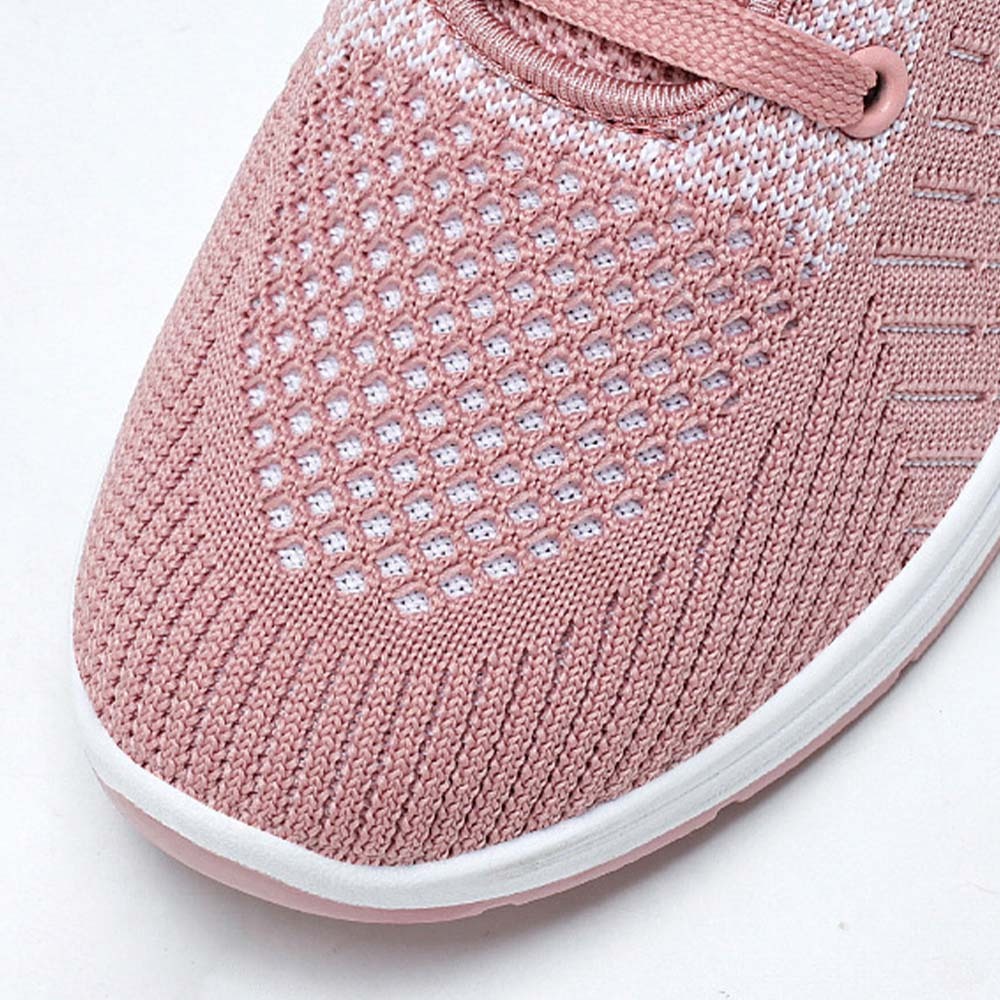 Nuevas zapatillas transpirables de suela gruesa para mujer