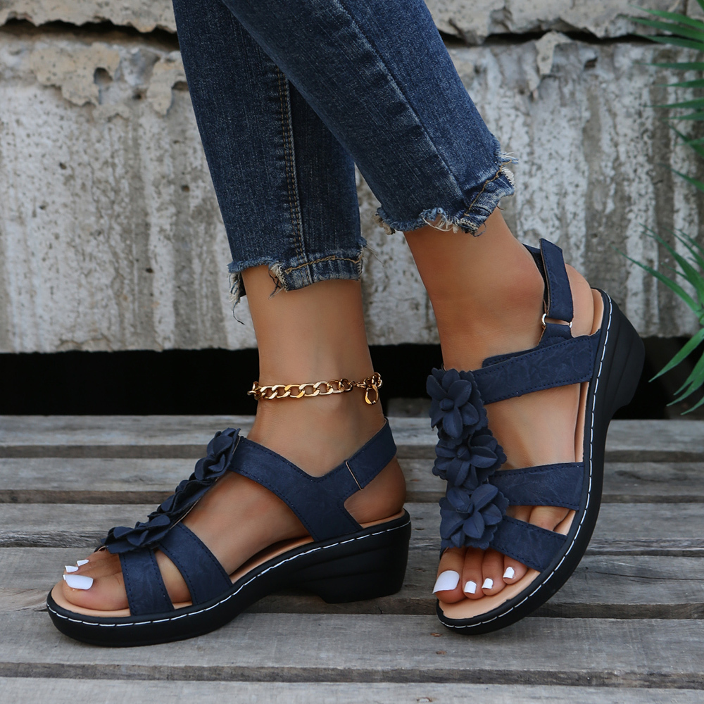 Sandalias de mujer ajustables de verano bohemio