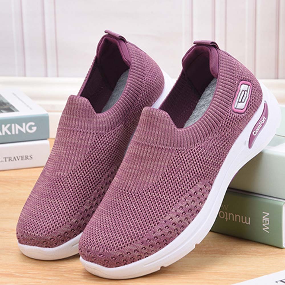 Zapatillas de deporte de suela suave para mujer transpirables de moda