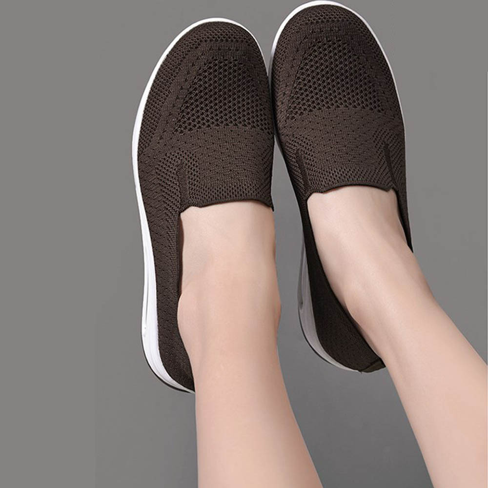 Nuevos zapatos informales de malla transpirable para mujer