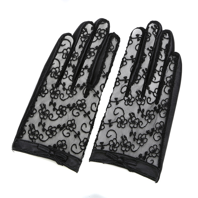 Nuevos guantes cortos de encaje de moda