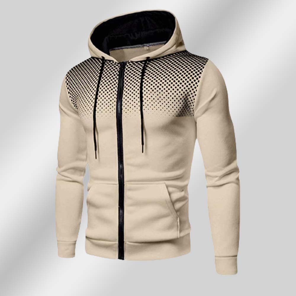 Olivoslindo Sudadera deportiva informal con capucha para hombre