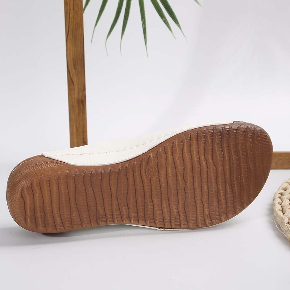 Hojanaranja Zapatillas de casa de mujer ligeras y cómodas con suela gruesa