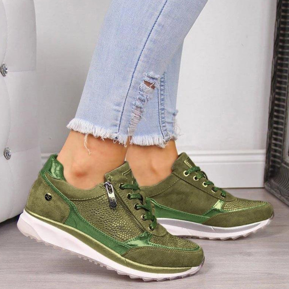 Olivoslindo Zapatos casuales de moda para mujer