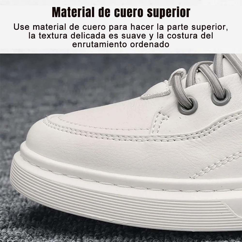 Zapatos multifuncionales de piel auténtica para hombre