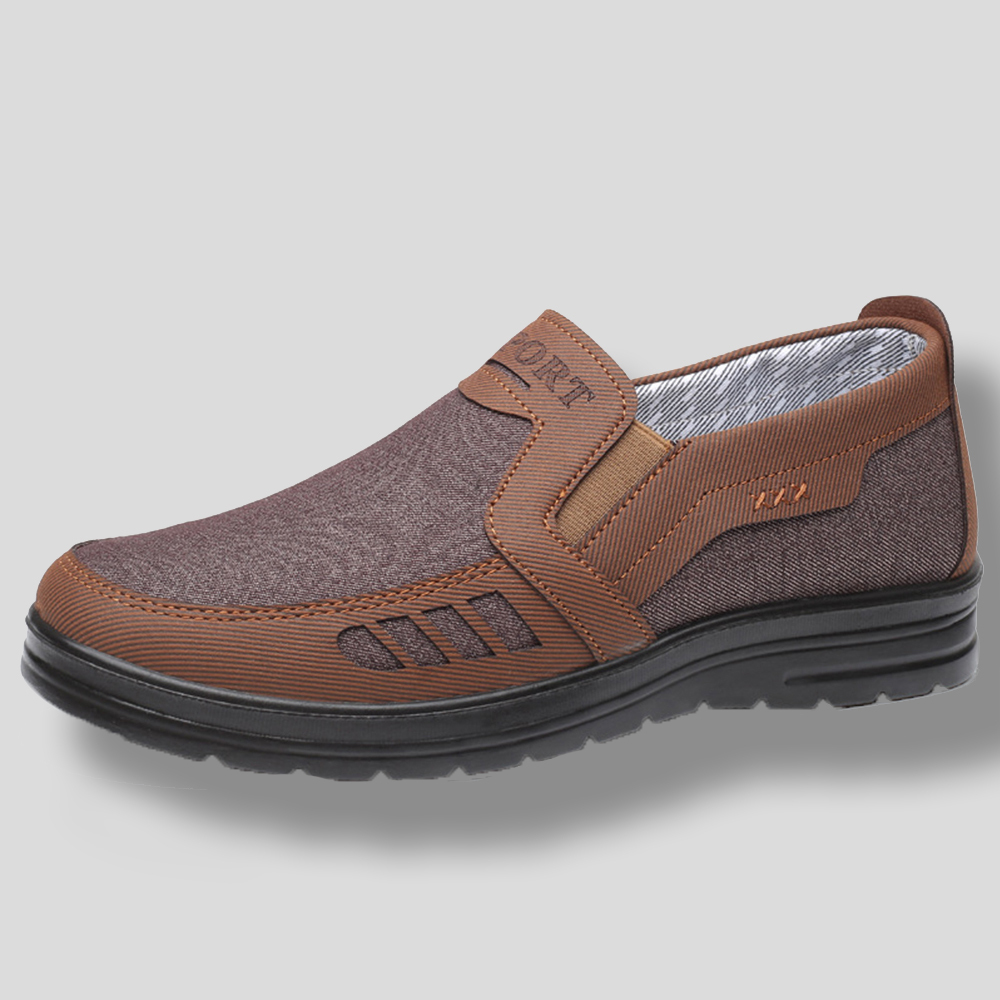 Olivoslindo Mocasines transpirables de moda para hombre, zapatos sin cordones