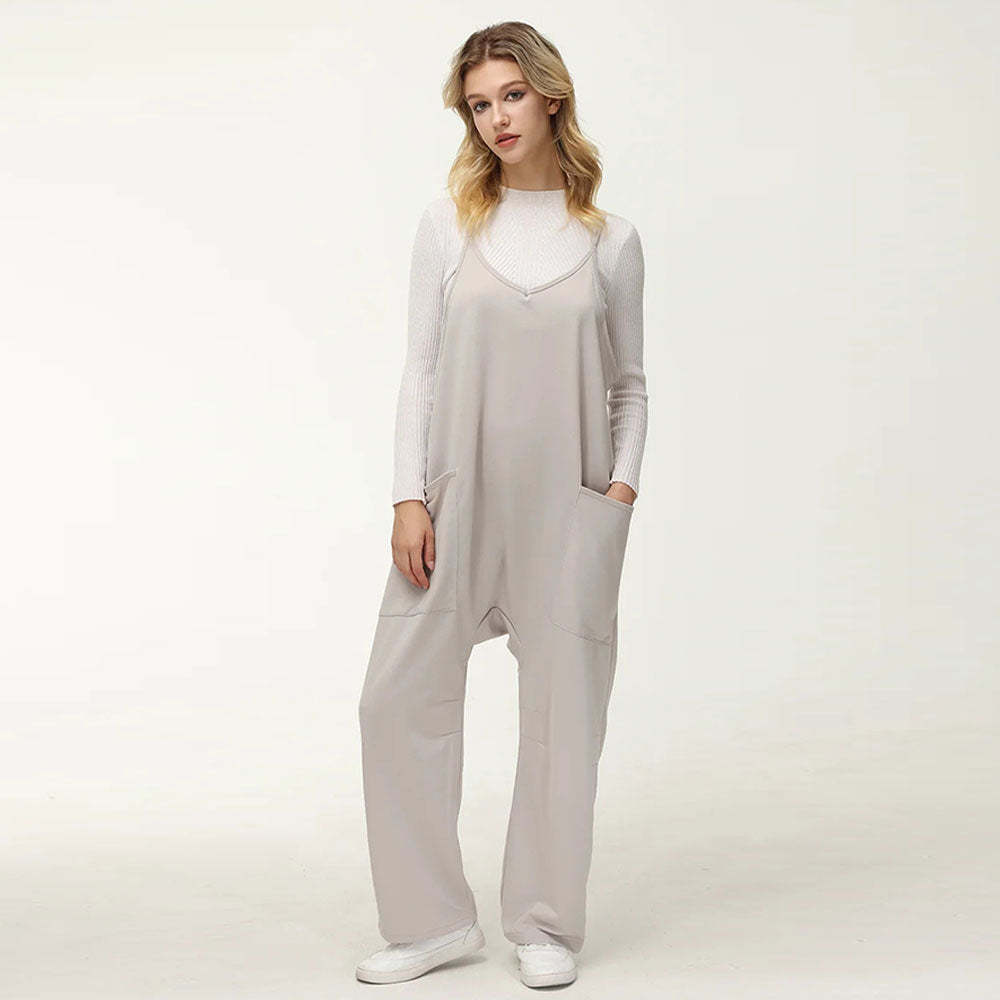 Olivoslindo Mono casual sin mangas para mujer