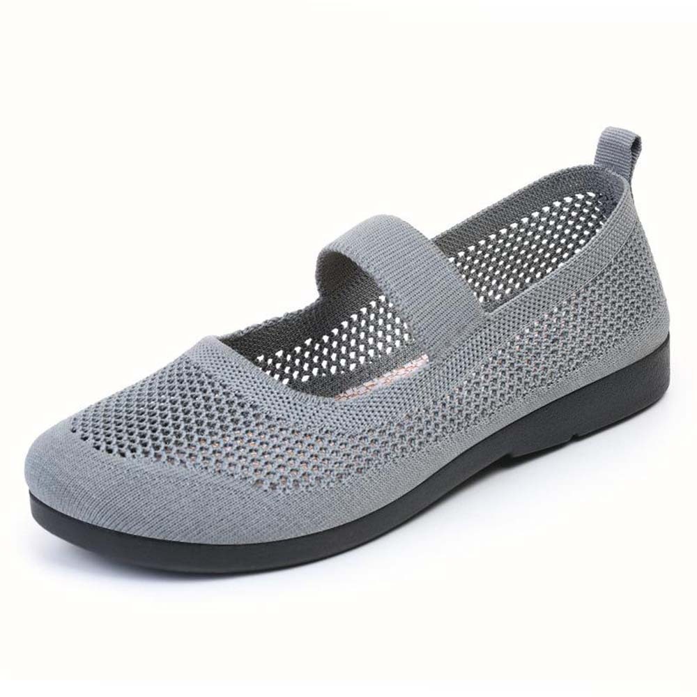 Spring and Autumn Women's Hollow Fly Knit Slip-on Casual Shoes