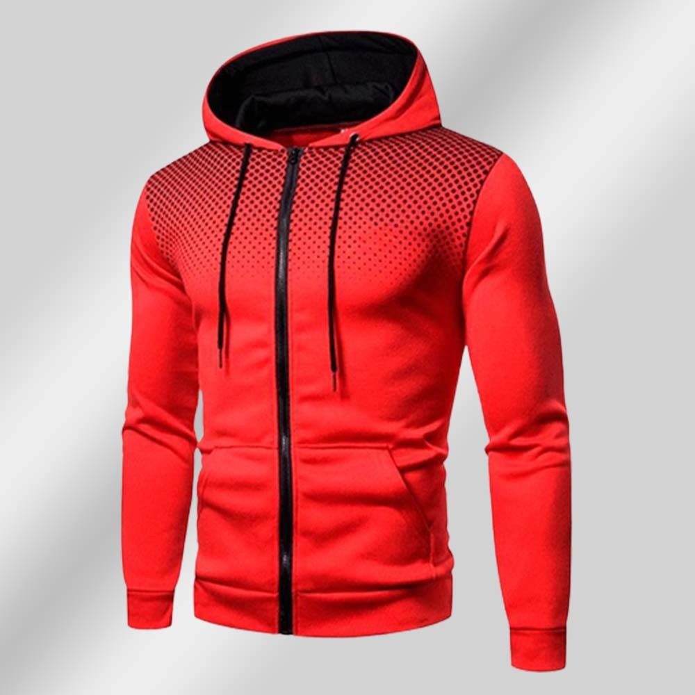 Olivoslindo Sudadera deportiva informal con capucha para hombre