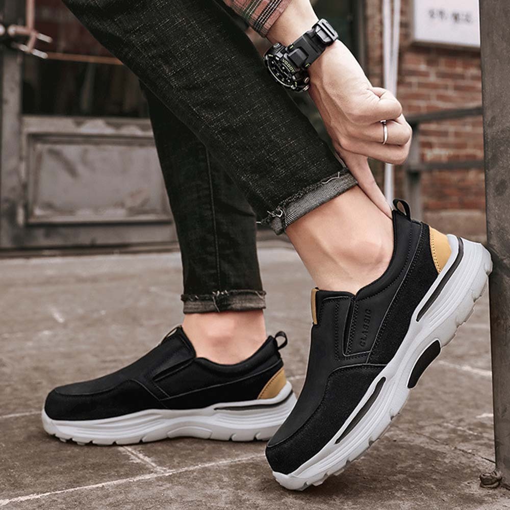 Comfortable and casual men's platform loafers