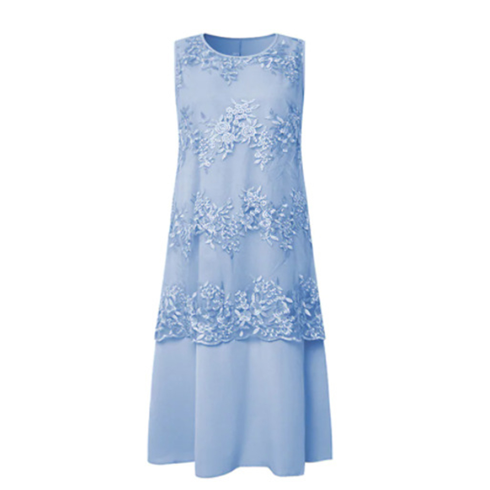 Olivoslindo Vestido de gasa elegante