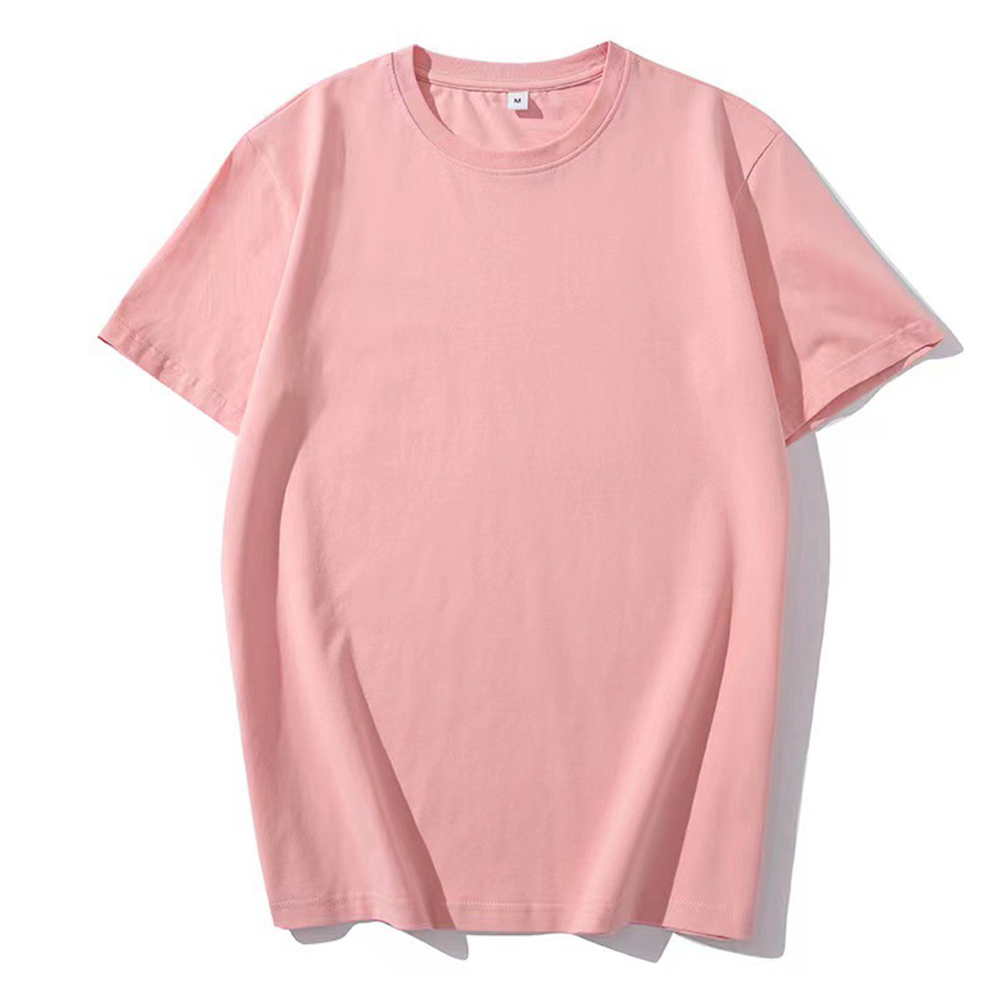 Olivoslindo Camiseta de manga corta con cuello redondo de algodón de seda helada para hombre