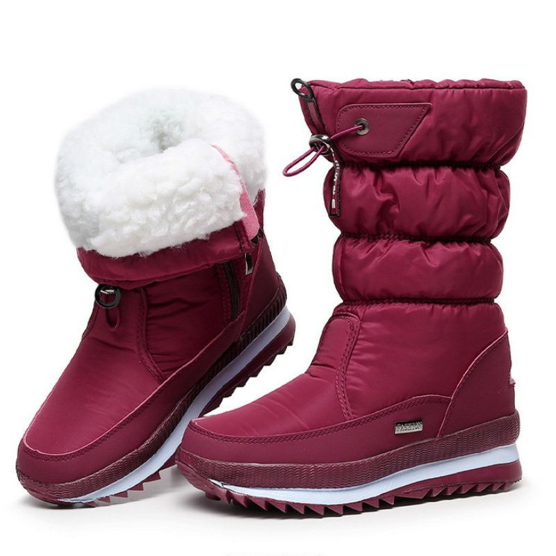 [New Arrival] PREMIUM Waterproof Faux Fur Non-slip Women's Snow Boots