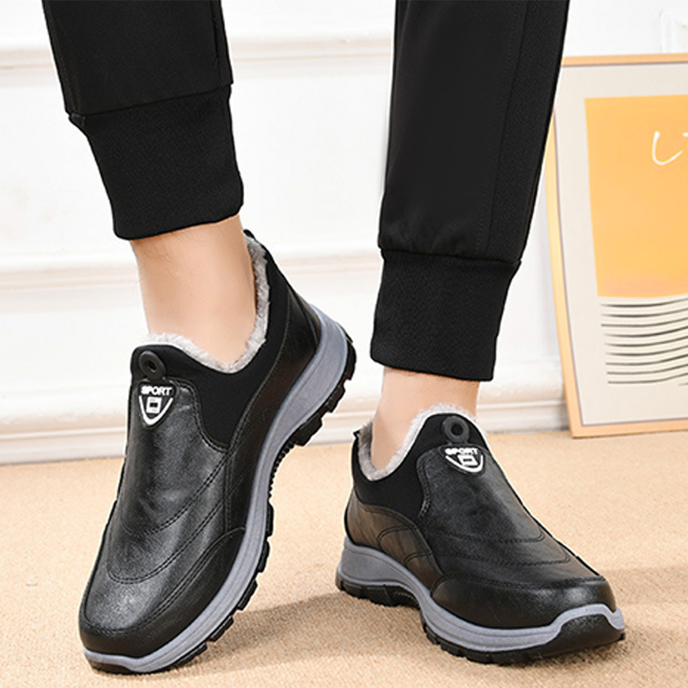 Olivoslindo™ Nuevo Botas de invierno para hombre, botas cálidas para nieve, zapatos de senderismo