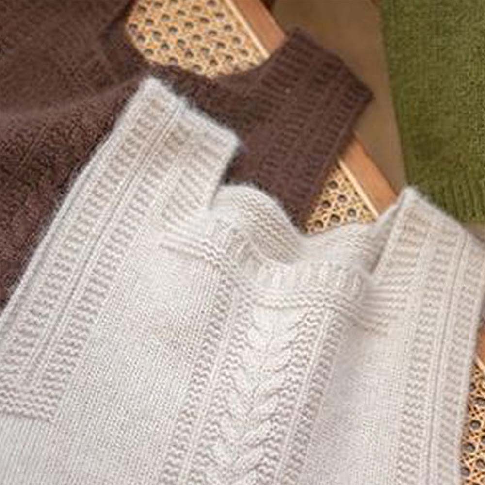 Olivoslindo™️ Chaleco de punto con cuello cuadrado para mujer de primavera y otoño