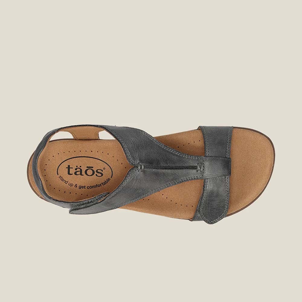 Hojanaranja Nuevas sandalias de cuña con velcro retro de verano.