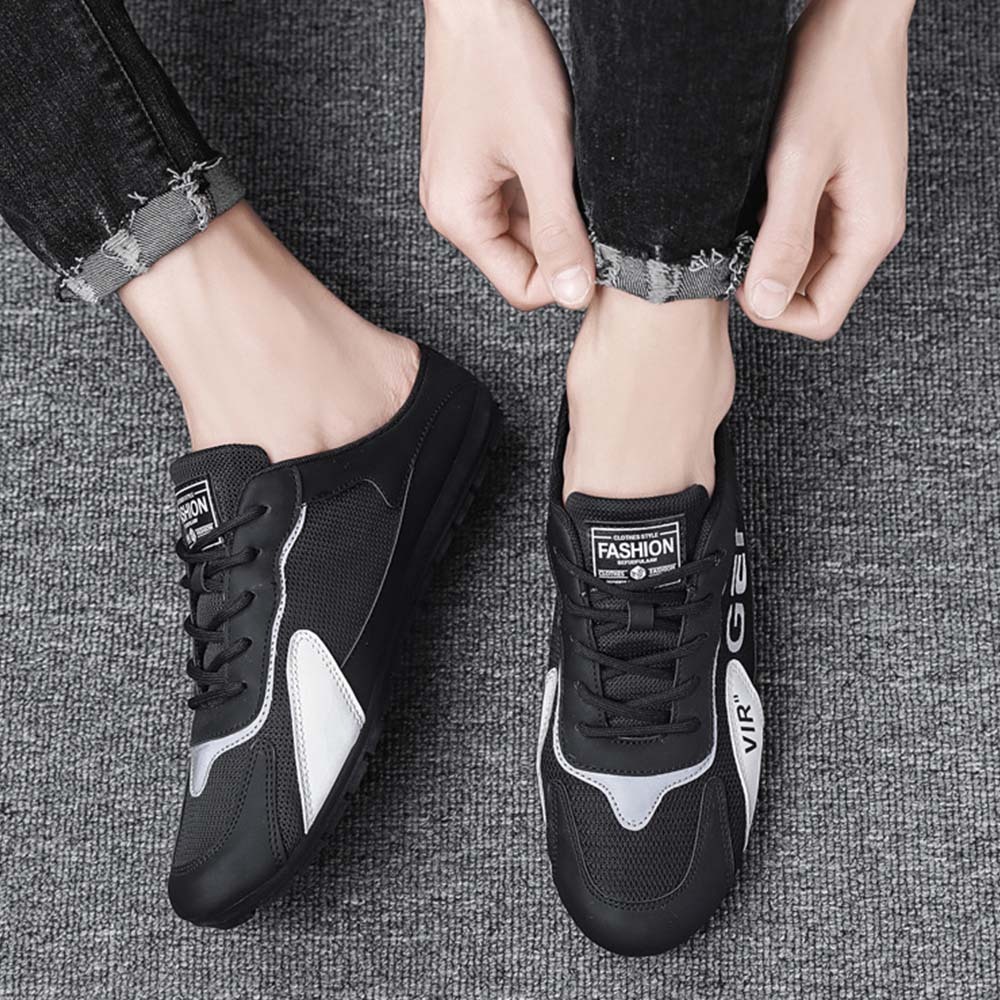 Zapatillas antideslizantes ligeras y transpirables para hombre, zapatos casuales