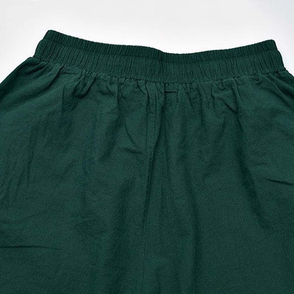 Pantalón ancho casual de algodón lavado para mujer