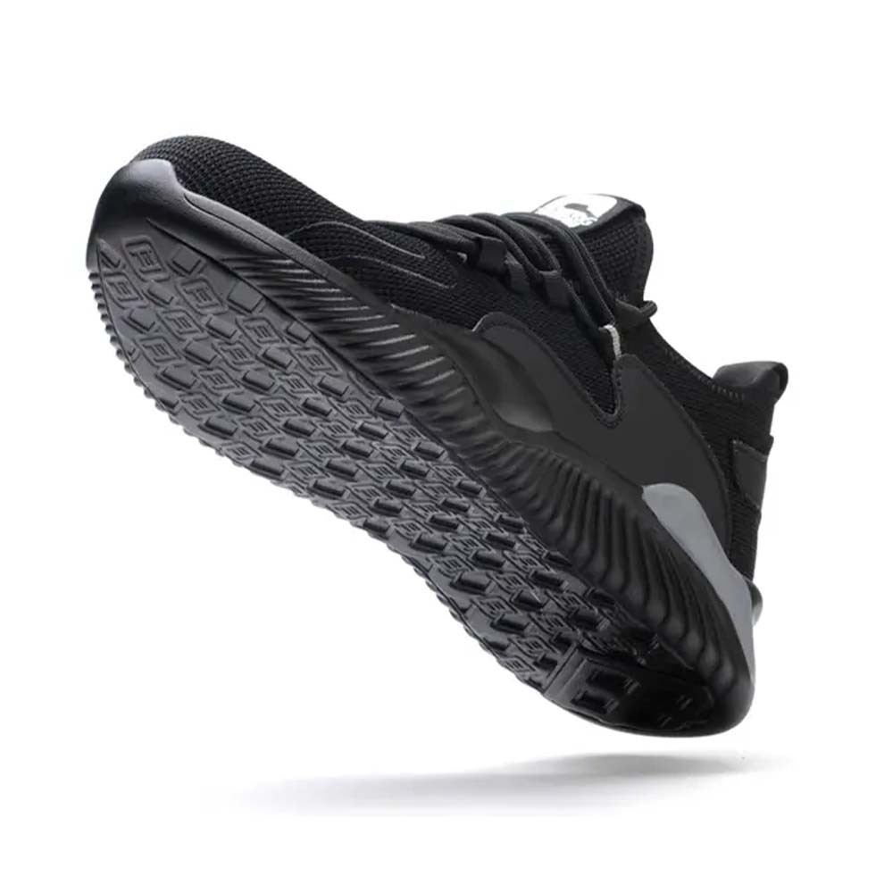 Hojanaranja Nuevos zapatos de seguridad para el trabajo transpirables antigolpes.