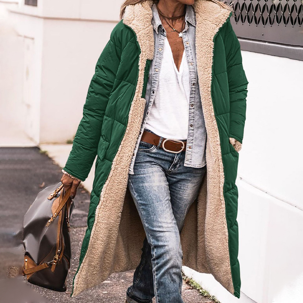 Gentlemenmode™ Neue verdickte doppelseitige Baumwolljacke mit Kapuze