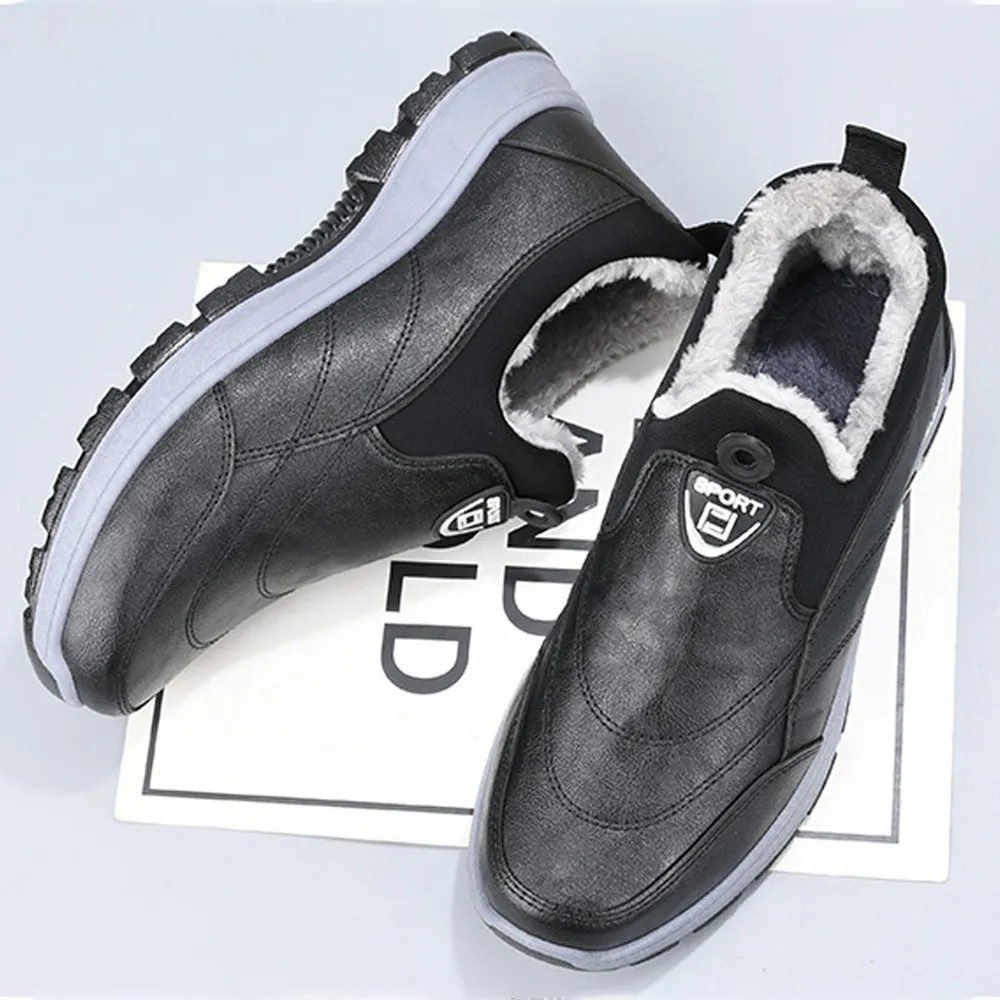 Olivoslindo™ Nuevo Botas de invierno para hombre, botas cálidas para nieve, zapatos de senderismo