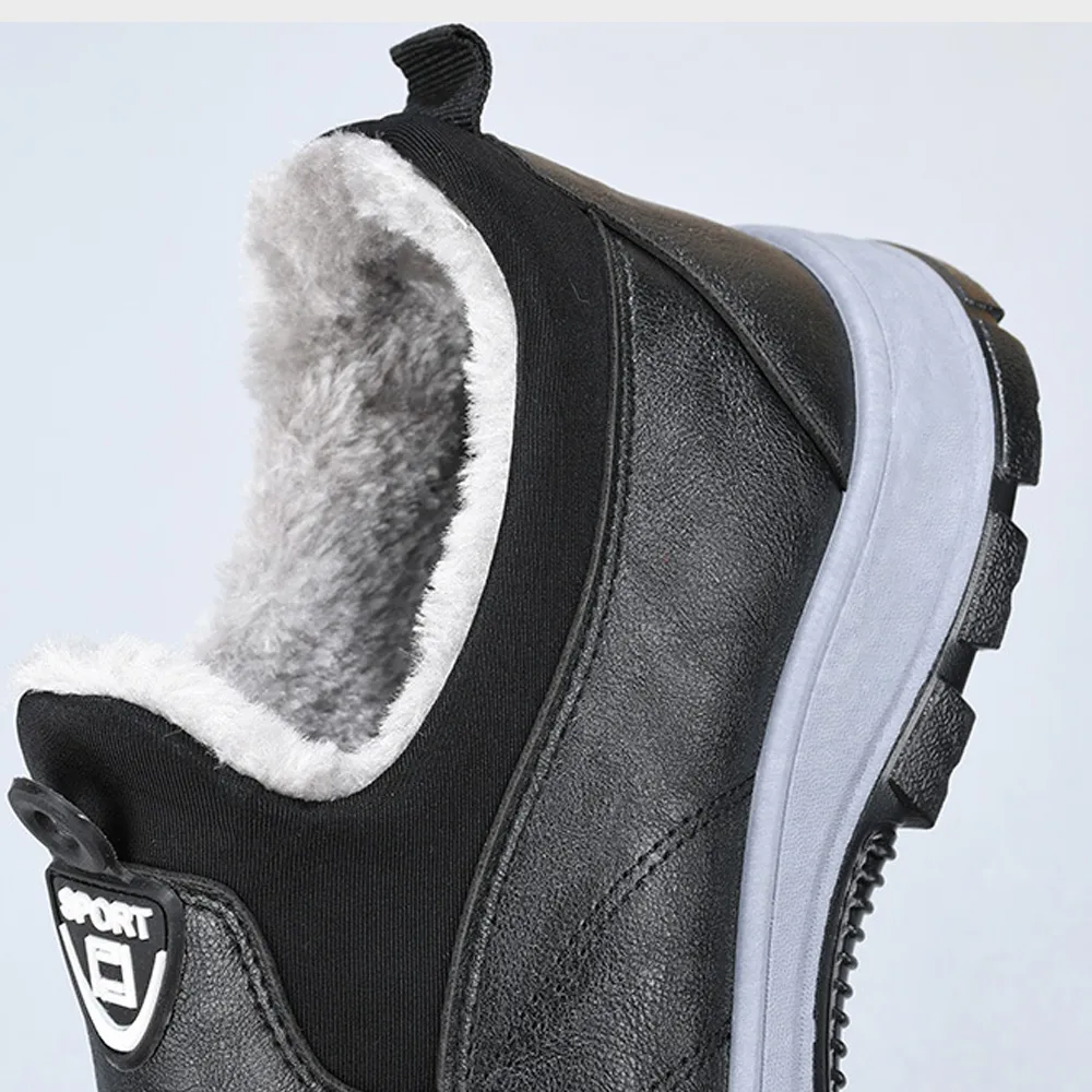 Olivoslindo™ Nuevo Botas de invierno para hombre, botas cálidas para nieve, zapatos de senderismo