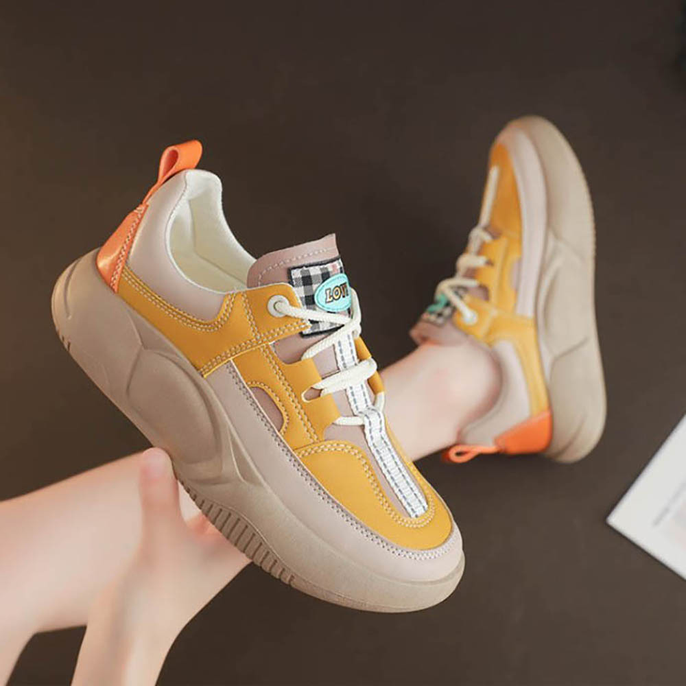 Olivoslindo Zapatos casuales primavera retro plataforma colorblock