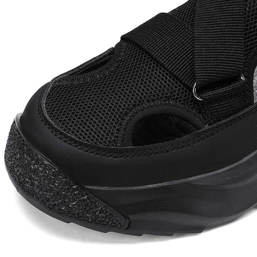 Sandalias deportivas con suela gruesa y velcro transpirable para hombre