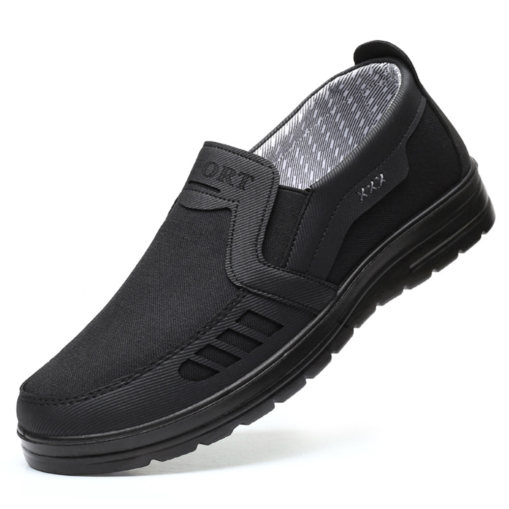 Mocasines transpirables de moda para hombre, zapatos sin cordones