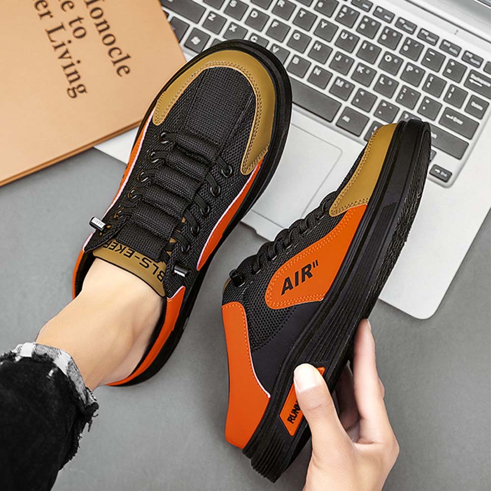 2024 New Summer Men's Lightweight Breathable Mesh Half Slippers