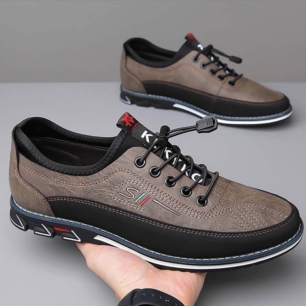 Classic fashion men's leather casual shoes