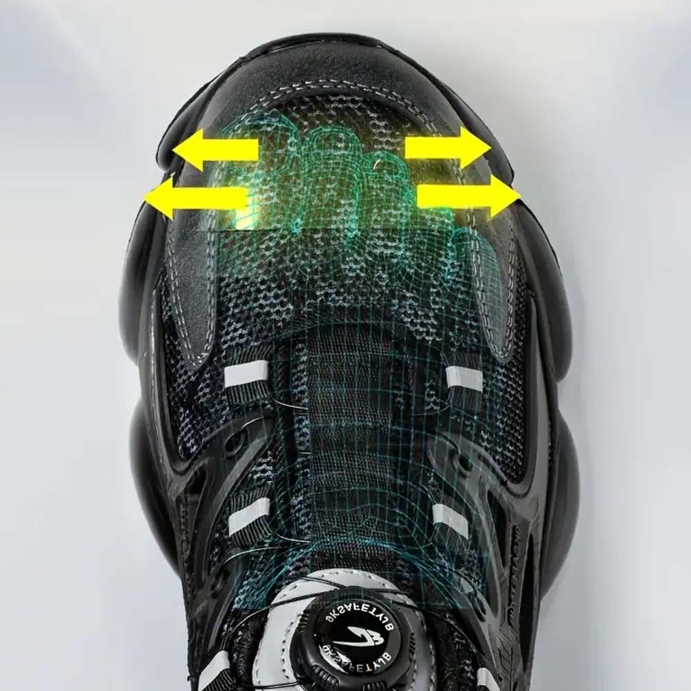 Zapatos de trabajo con cordones resistentes a pinchazos para hombre