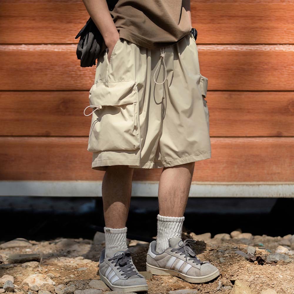 Smiledeer Men's outdoor casual loose sports cargo shorts