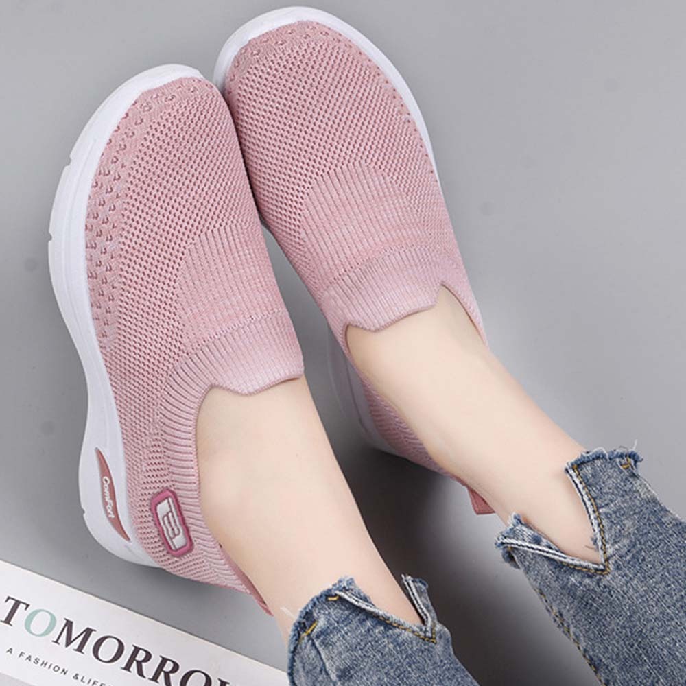 Zapatillas de deporte de suela suave para mujer transpirables de moda