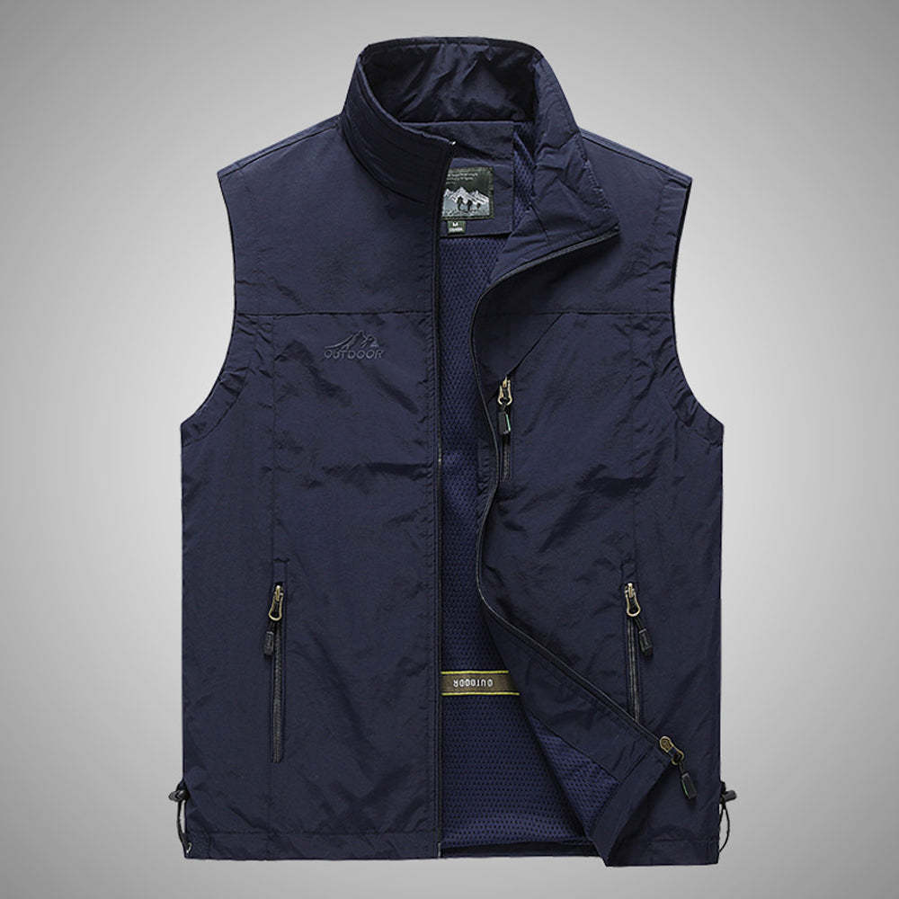 Olivoslindo Chaleco deportivo de ocio al aire libre para hombre