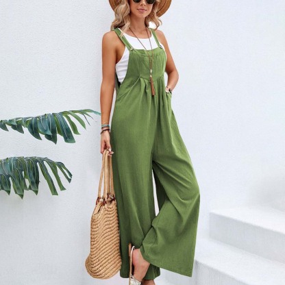 Olivoslindo Nuevos monos casuales de mujer de color sólido a la moda