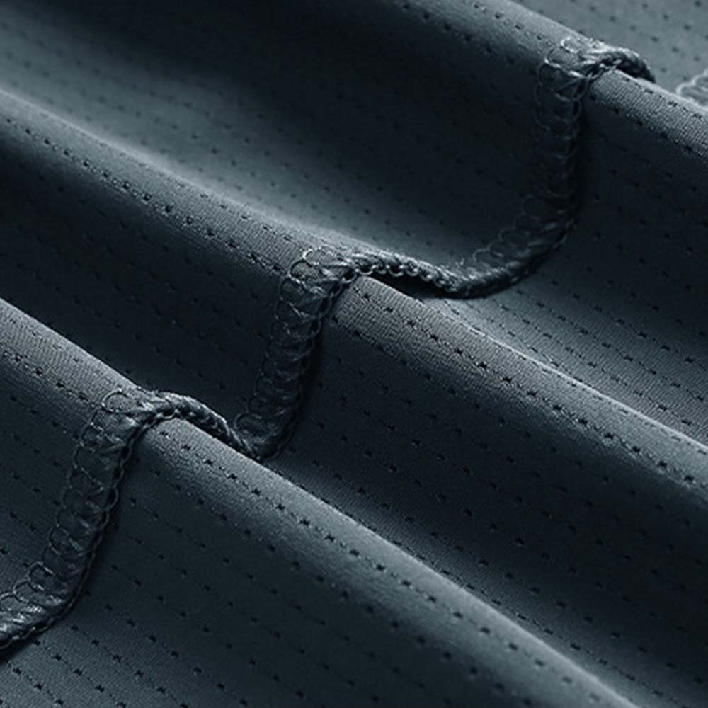 Smiledeer Men's Summer Ice Silk Quick-Drying Large Size Sports T-Shirt