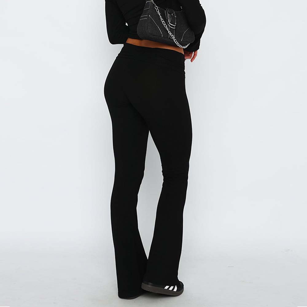 Stylish and Comfortable Women's Slim Fit Low Waist Flare Pants