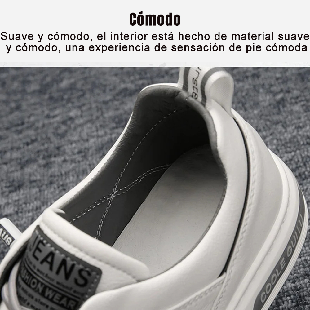 Zapatos multifuncionales de piel auténtica para hombre