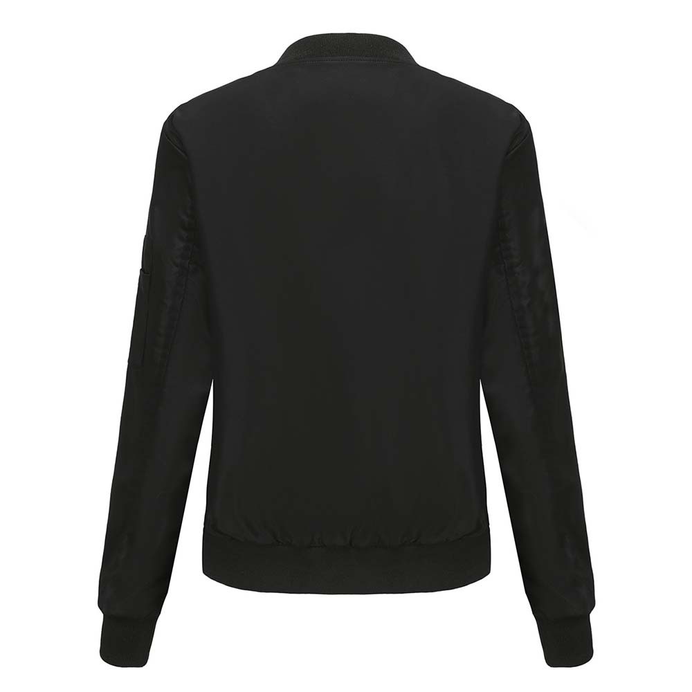 Olivoslindo 2023 primavera y otoño nueva chaqueta de vuelo informal de manga larga ajustada para mujer