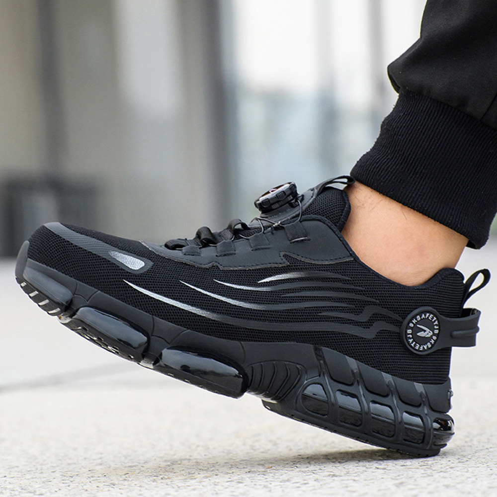 Men's anti-smash and anti-stab work safety shoes