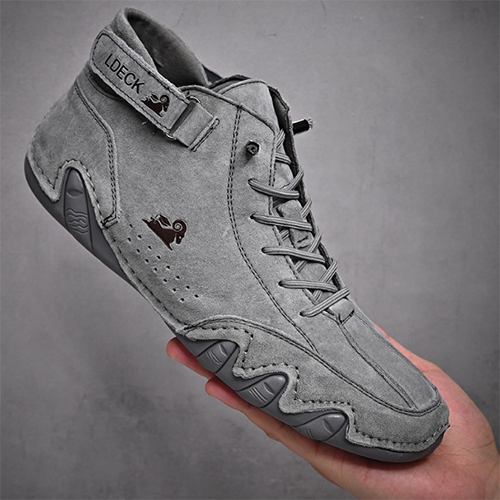 Smiledeer Stylish and comfortable suede lace-up boots