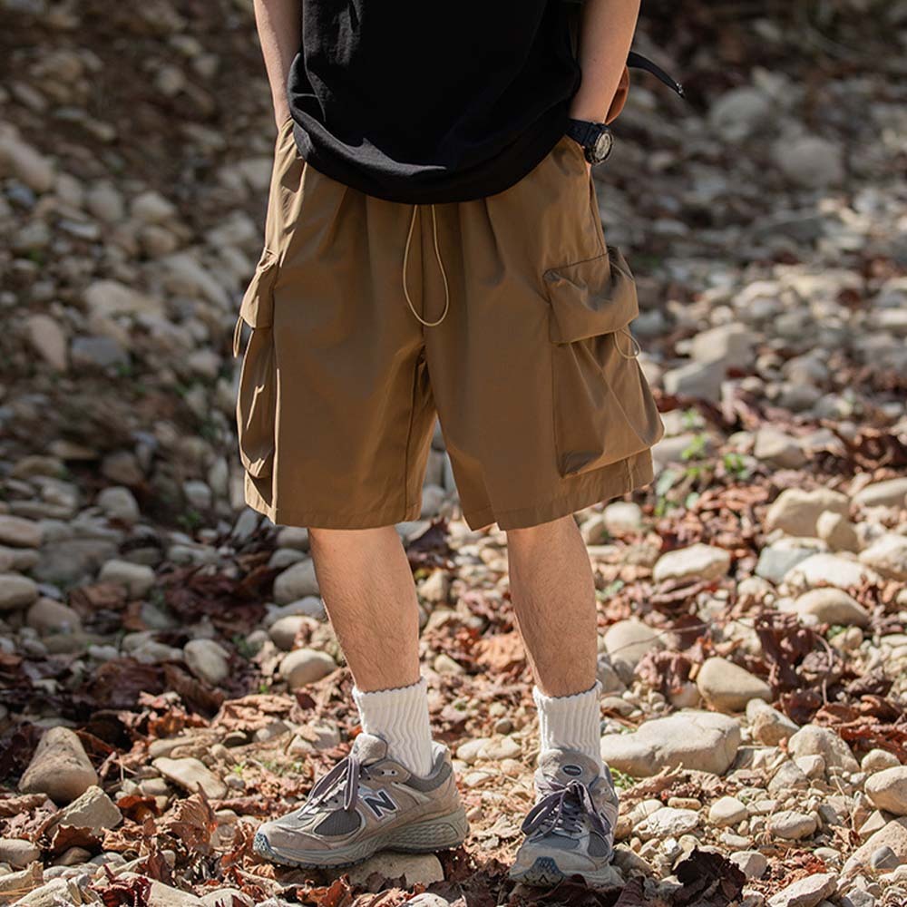 Smiledeer Men's outdoor casual loose sports cargo shorts