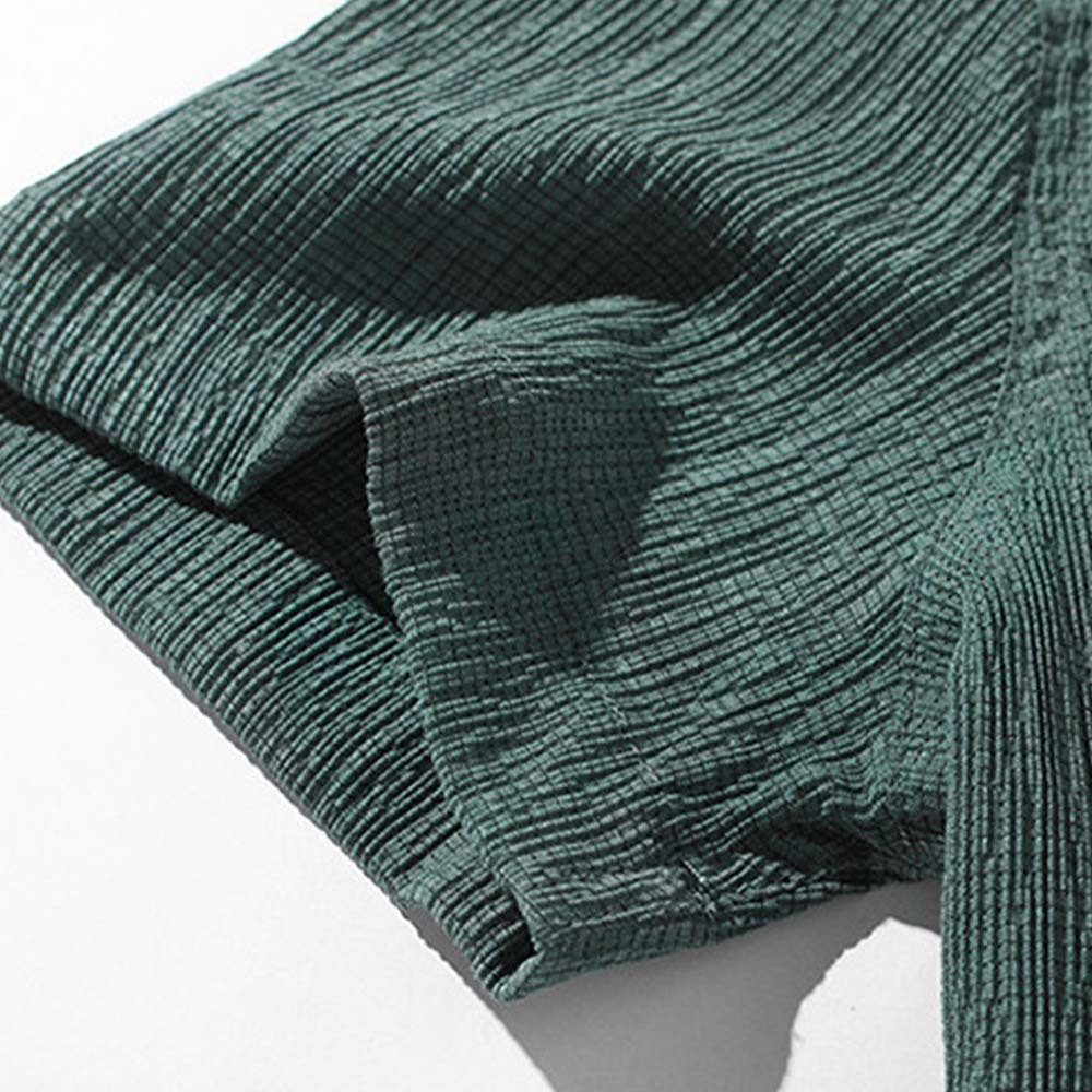 Men's summer suit, ice silk short-sleeved T-shirt and trousers