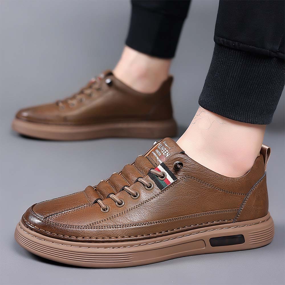 Men's Breathable Leather Casual Shoes