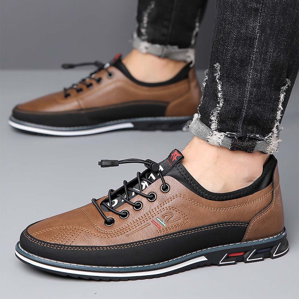 Classic fashion men's leather casual shoes