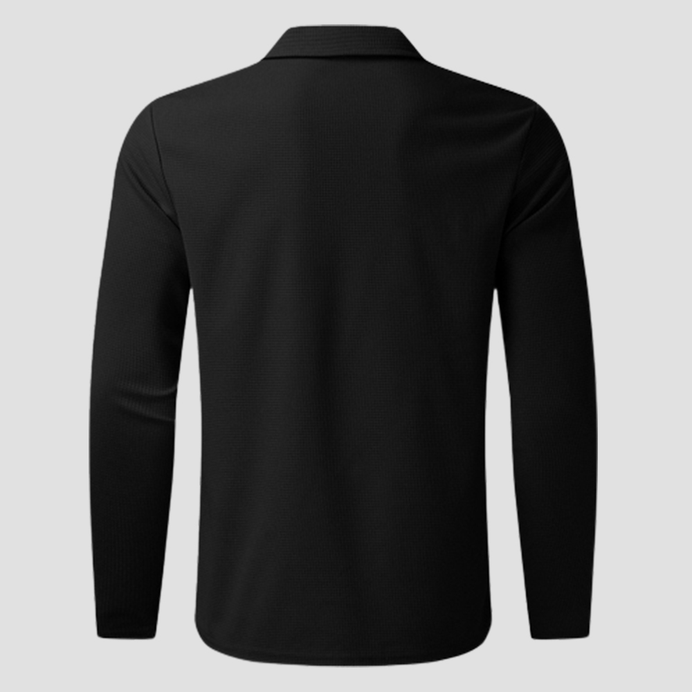 Olivoslindo Nueva chaqueta informal con solapa y cremallera tipo gofre para hombre