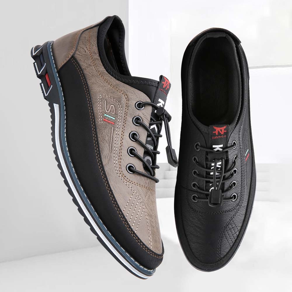 Classic fashion men's leather casual shoes
